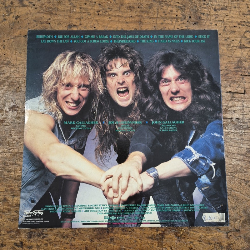 LP Raven - Nothing Exceeds Like Excess FLAG 28 Musica Hard Rock Heavy Metal
