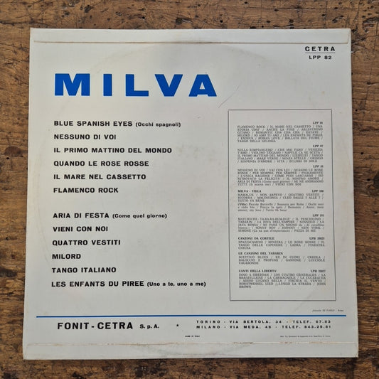 LP Milva Aria Di Festa Vieni Con Noi Quattro vestiti LPP.82 Musica Italiana