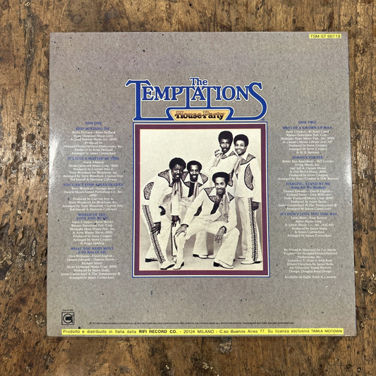 LP The Temptations - House Party TSM ST 60119 Italy 1975 Funk Soul Disco Vinile