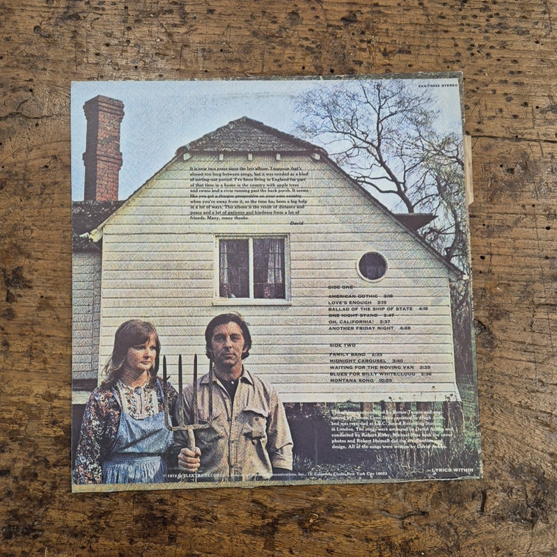 LP David Ackles - American Gothix EKS-75032 Elektra 1972 Rock Vinile