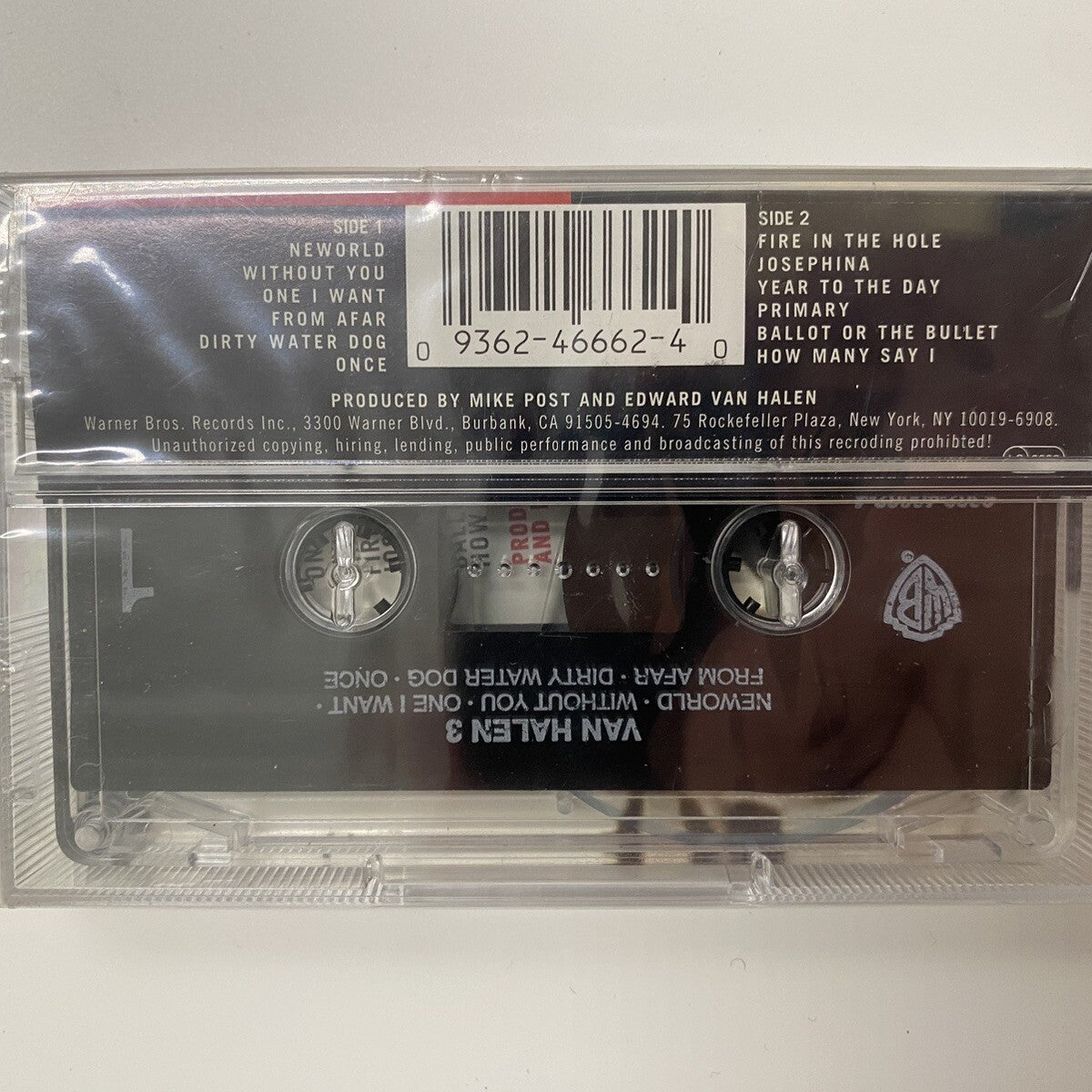 MUSICASSETTA TAPE SS Van Halen – Van Halen III Rock 1998