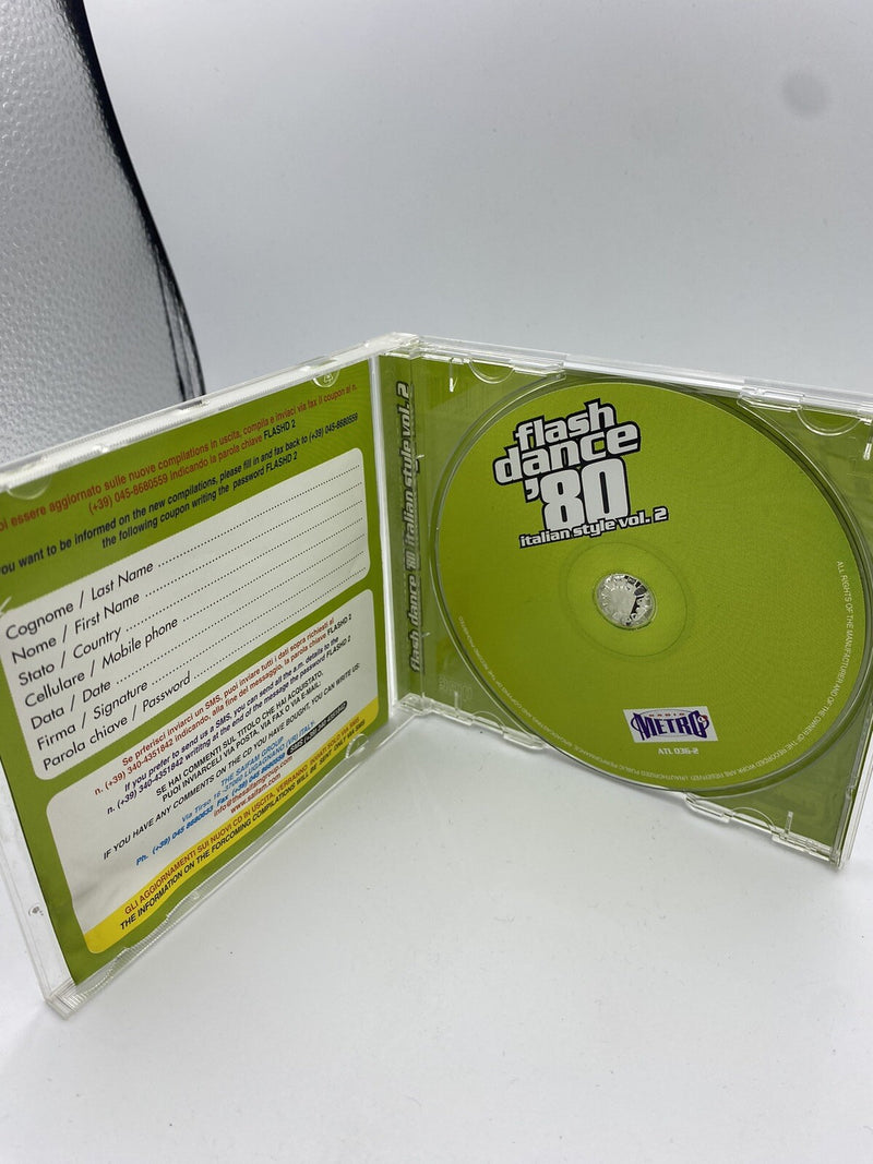 CD Various Flash Dance 80 Italian Style Volume 2 Compilation