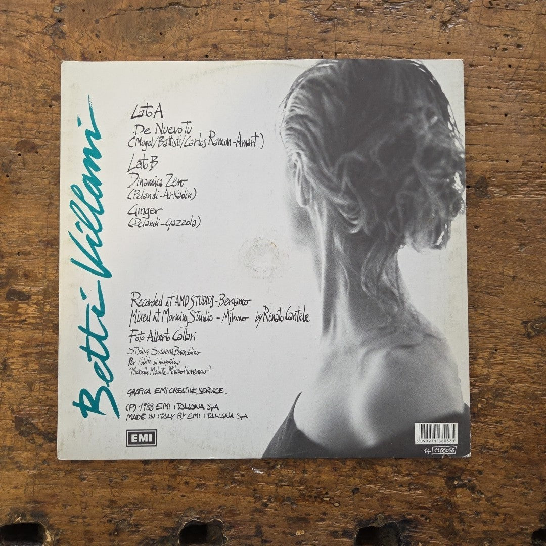 LP Betti Villani - De Nuevo Tu 14 1188056 1988 Musica Pop Vinile