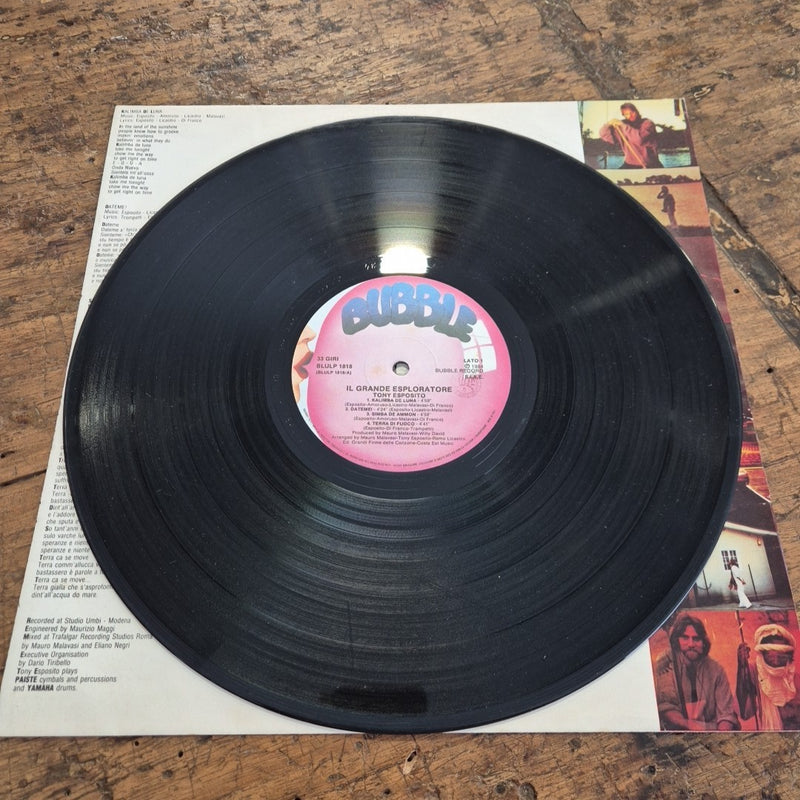 LP Tony Esposito - Il Grande Esploratore BLU 1818 Musica Italiana Vinile 12