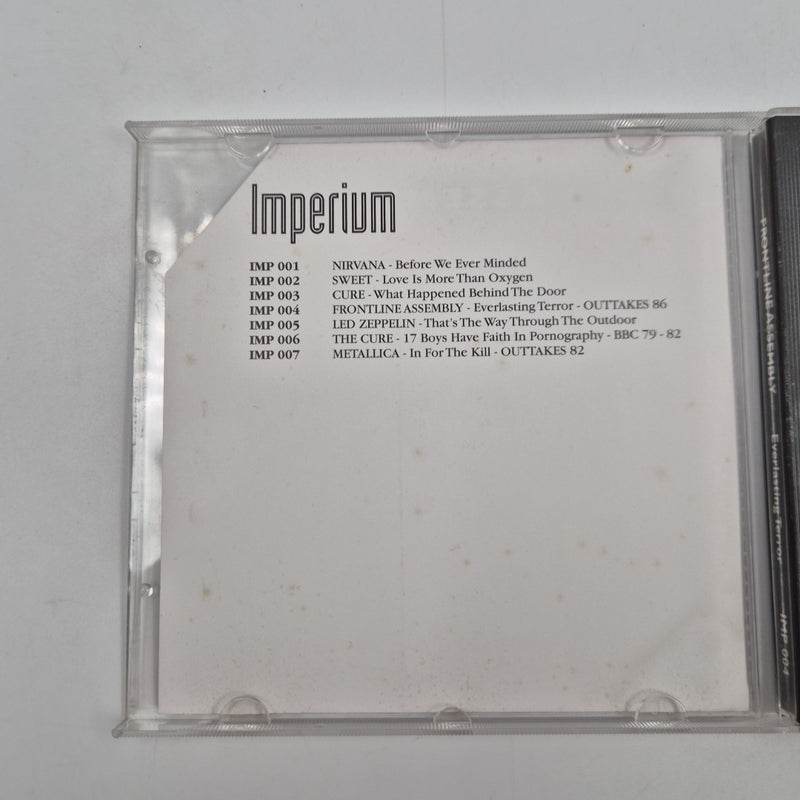 CD Frontline Assembly - Everlasting Terror IMP 004 ELECTRO INDUSTRIAL 1993