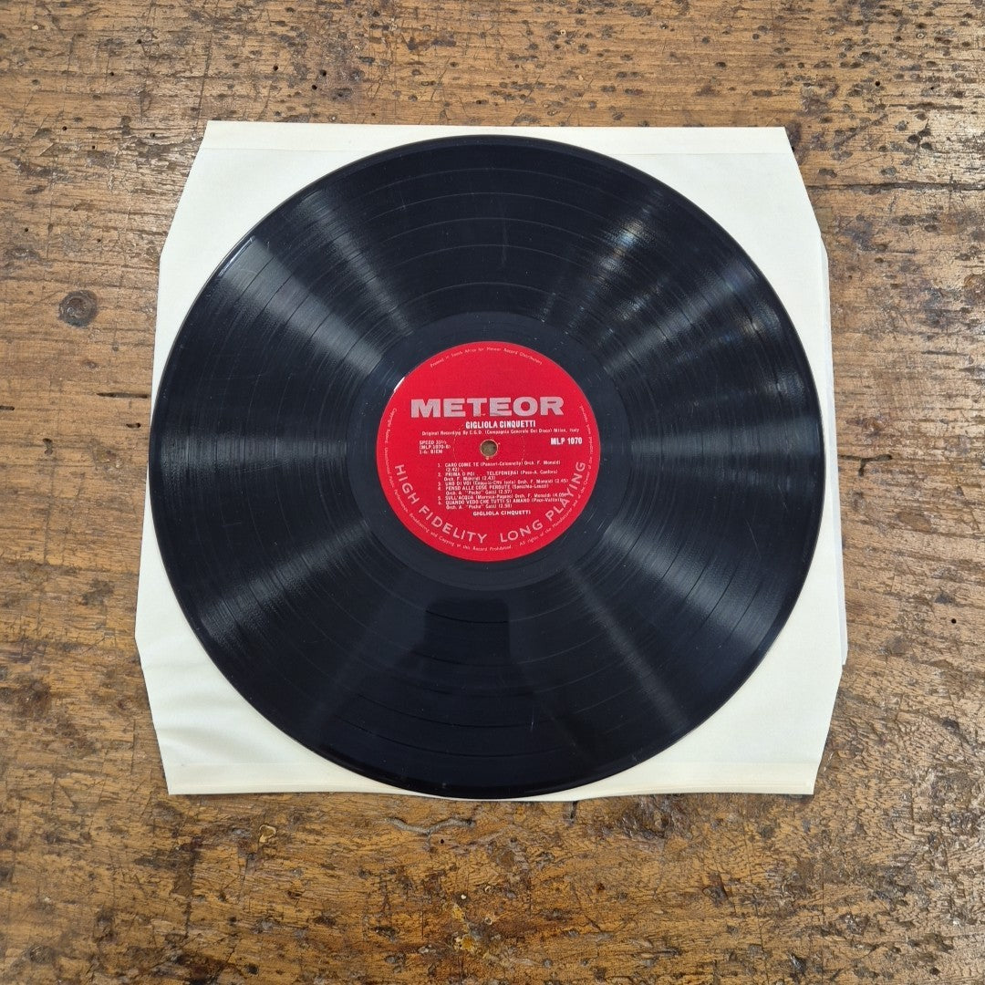 LP Gigliola Cinquetti MLP 1070 South Africa Musica Italiana Vinile 12