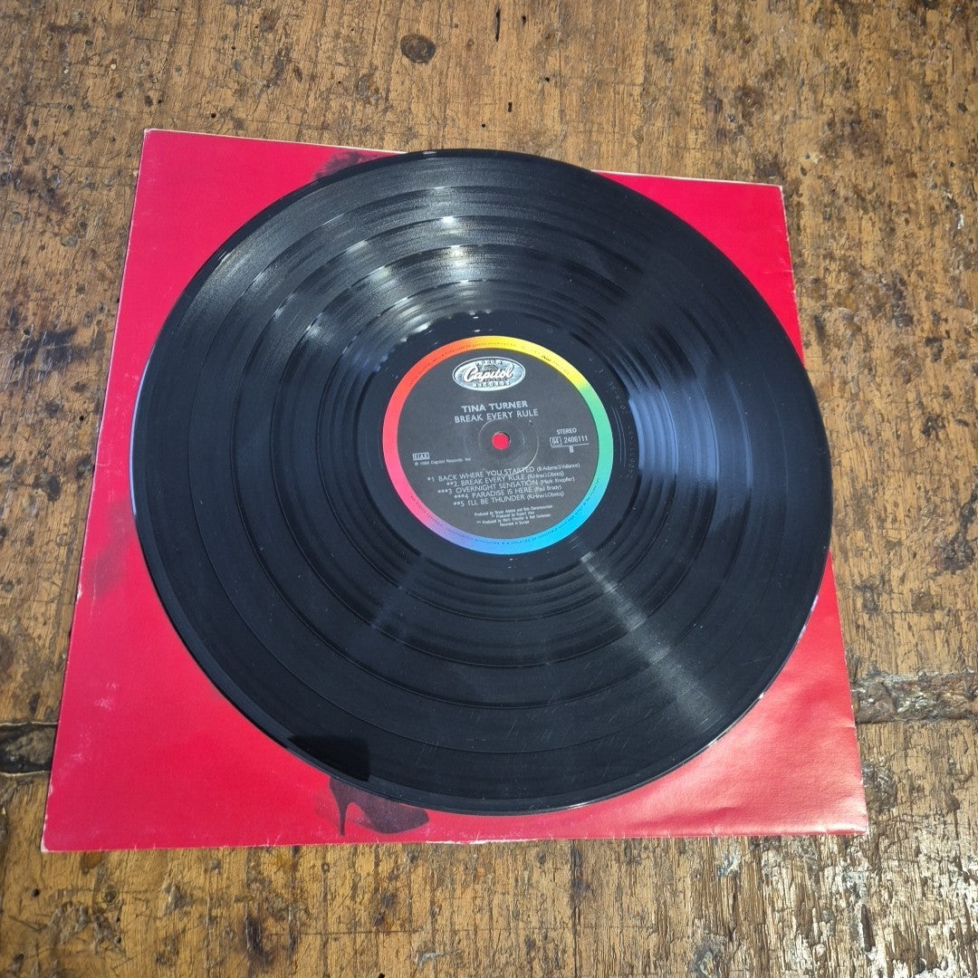 LP Tina Turner Break Every Rule 64 2406111 Musica Pop Rock 1986 Vinile 12
