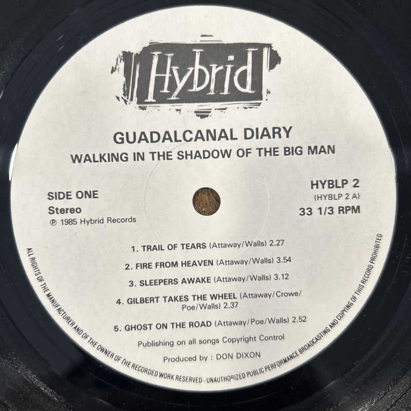 LP Guadalcanal - Walking In The Shadow Of The Big Man HYBLP2 UK Folk Rock Vinile