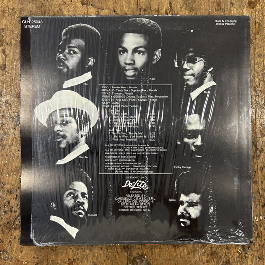 LP World And Peaceful Kool And The Gang CLN 25043 Italy Funk Soul Disco Vinile