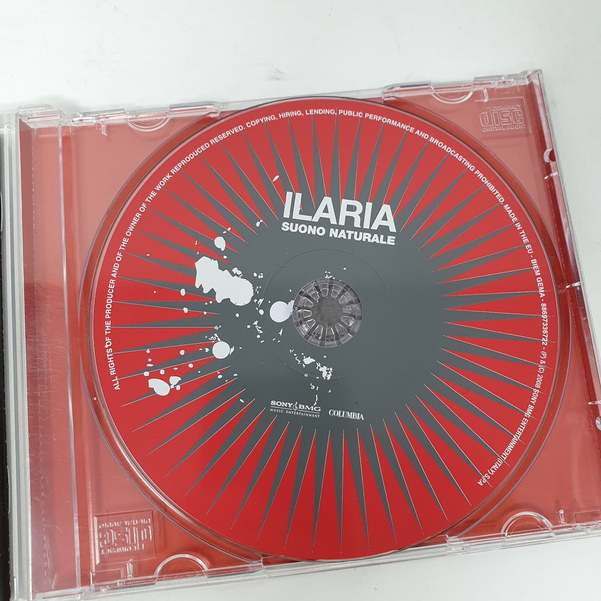 CD Ilaria – Suono Naturale Columbia – 88697366722X-factor