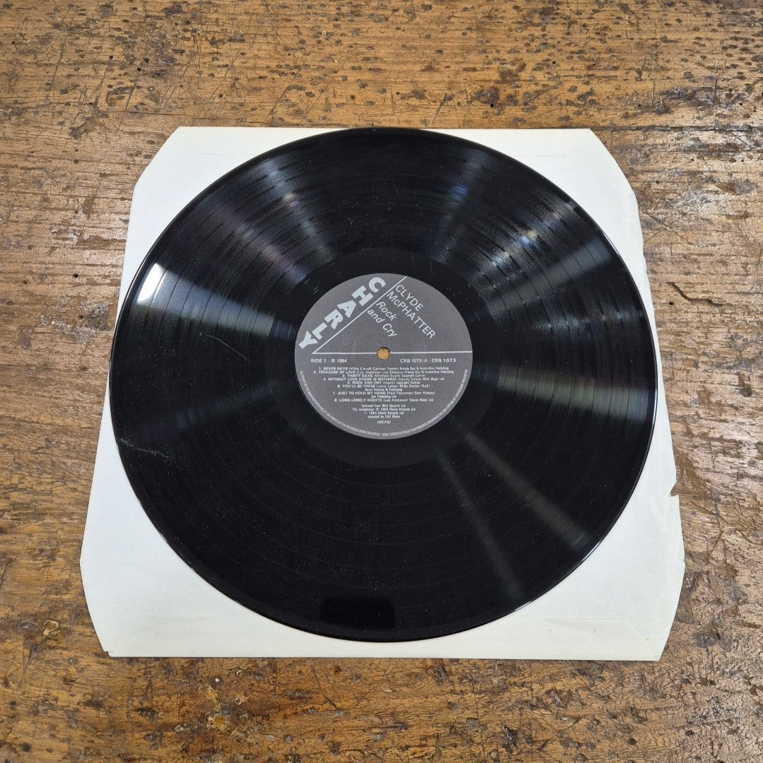 LP Clyde McPhattet - Rock And Cry CRB 1073 1984A Musica Rock Vinile