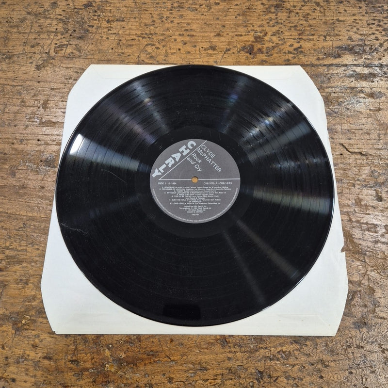 LP Clyde McPhattet - Rock And Cry CRB 1073 1984A Musica Rock Vinile