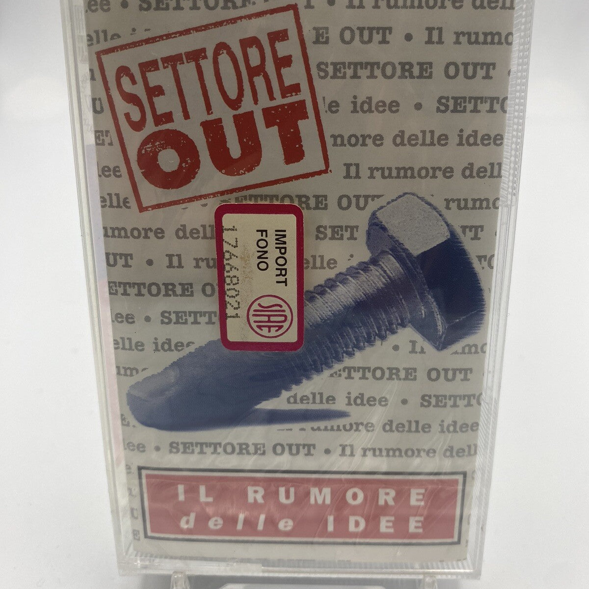 MUSICASSETTA Tape SS Settore Out – Il Rumore Delle Idee Rock Italy 1993