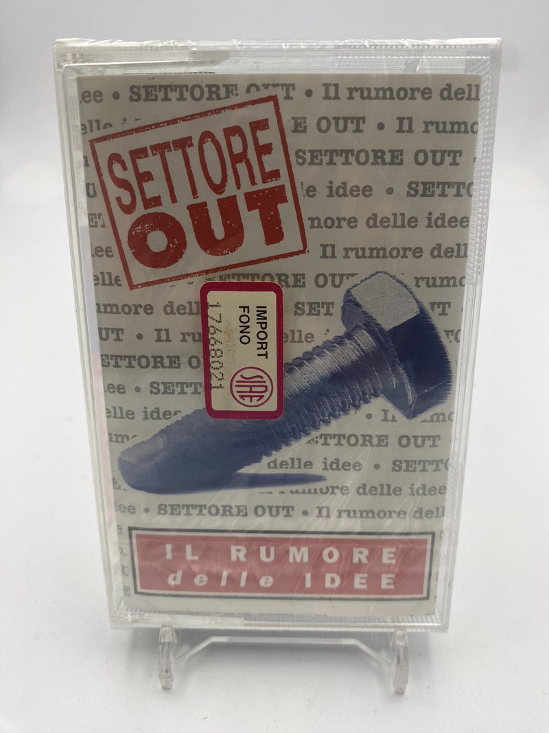 MUSICASSETTA Tape SS Settore Out – Il Rumore Delle Idee Rock Italy 1993