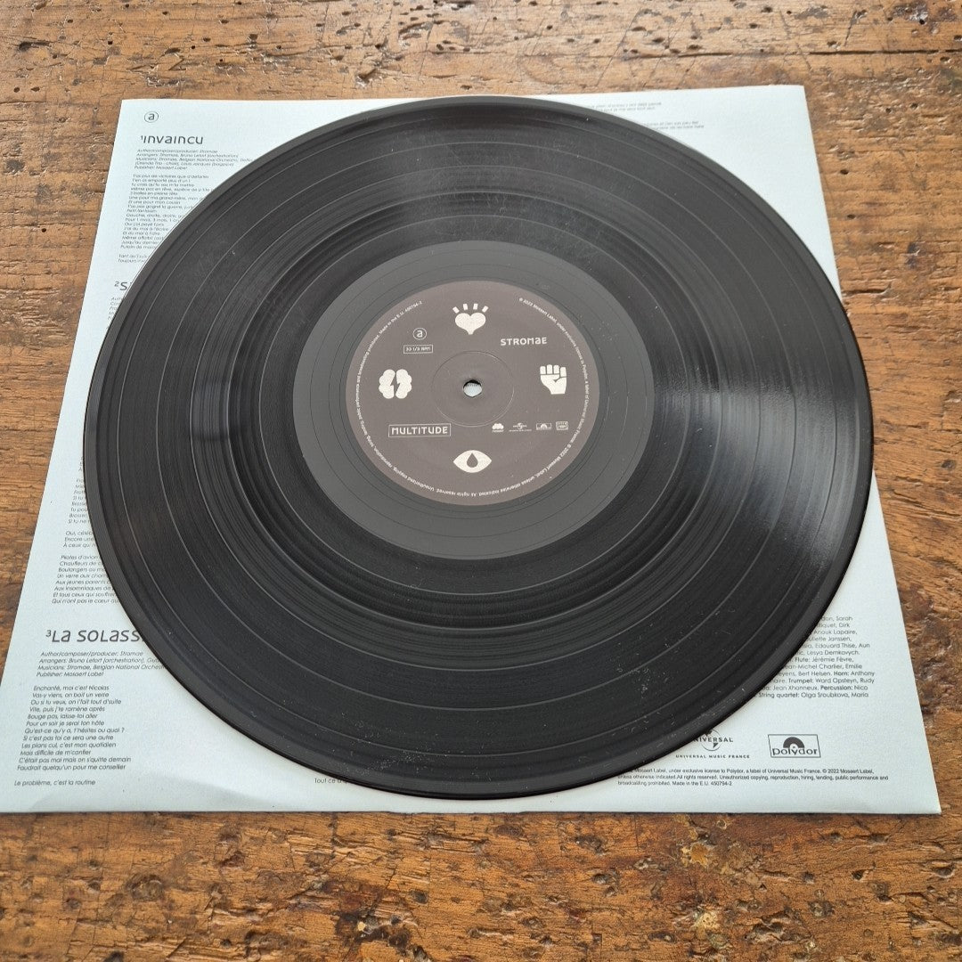 LP Stromae - Multitude 450794-2 Made In Eu Gatefold Pop Vinile 12
