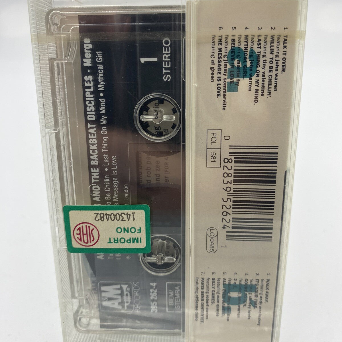 MUSICASSETTA Tape SS Arthur Baker And The Backbeat Disciples – Merge House 1989