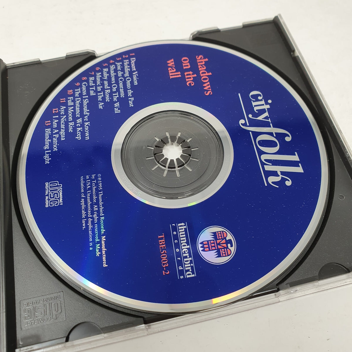 CD City Folk – Shadows On The Wall Thunderbird Records