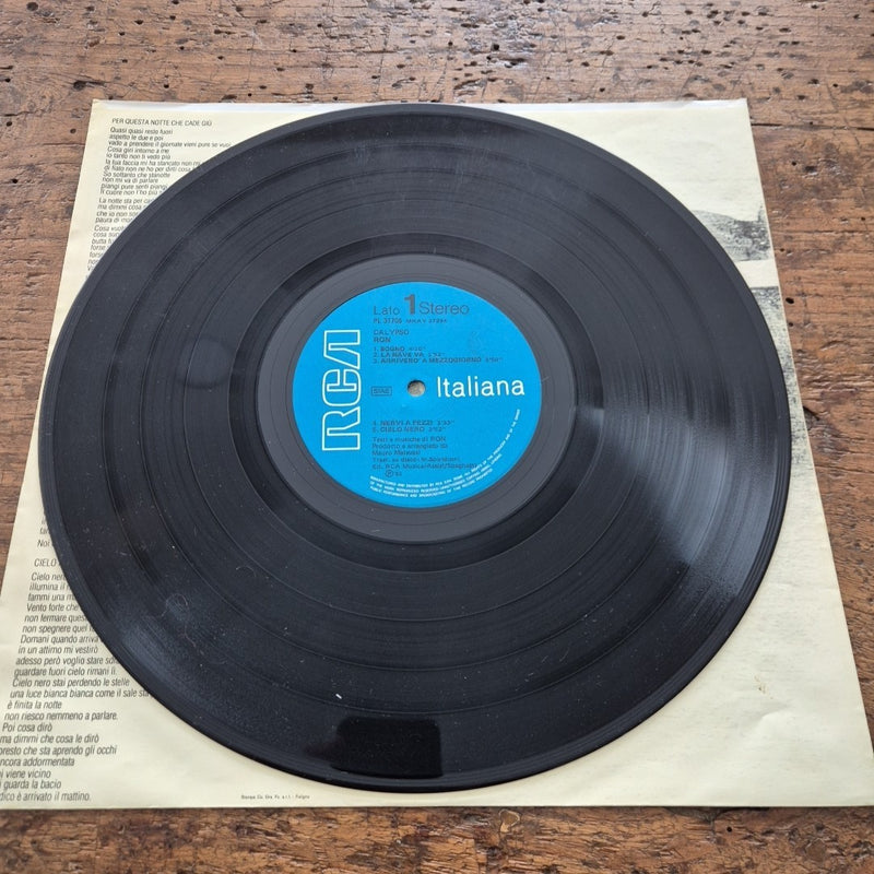 LP Ron - Calypso PL 31705 Musica Italiana Chanson Pop Italy 1983 Rock