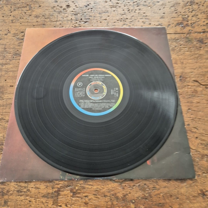 LP Shalom - Canti Del Popolp Ebraico Iva Zanicchi RDZ ST 14208 Italiana Vinile
