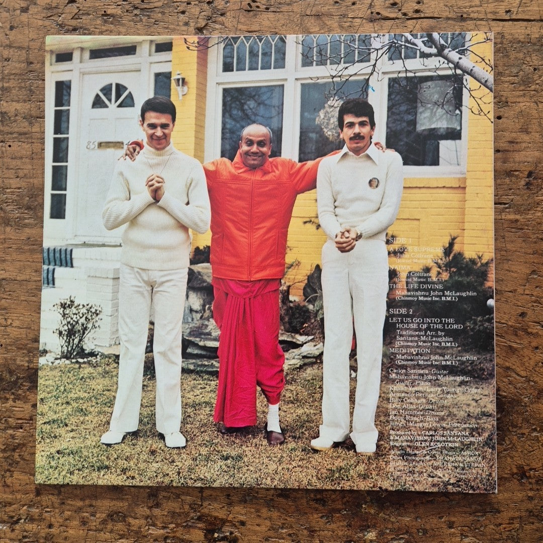 LP Carlos Santana Mahavishnu John McLaughlin - Love Devotion Surrender 69037