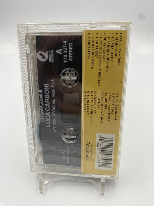 MUSICASSETTA Tape VG Karaoke Basi Musicali Luca Carboni