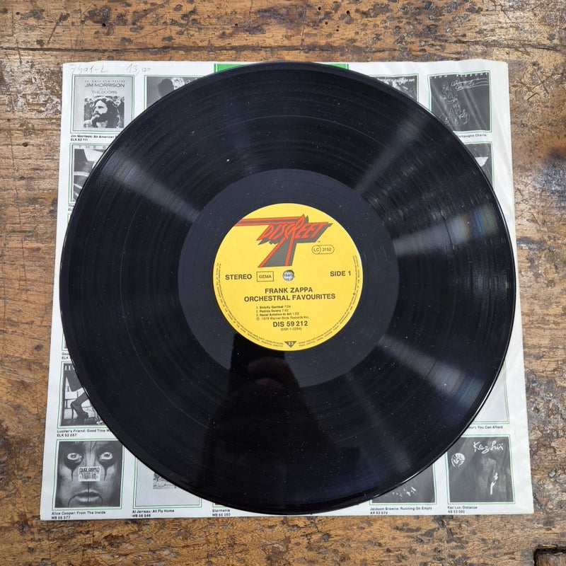LP Frank Zappa - Orchestral Favourites DIS 59 212 Germany 1979 Rock Vinile