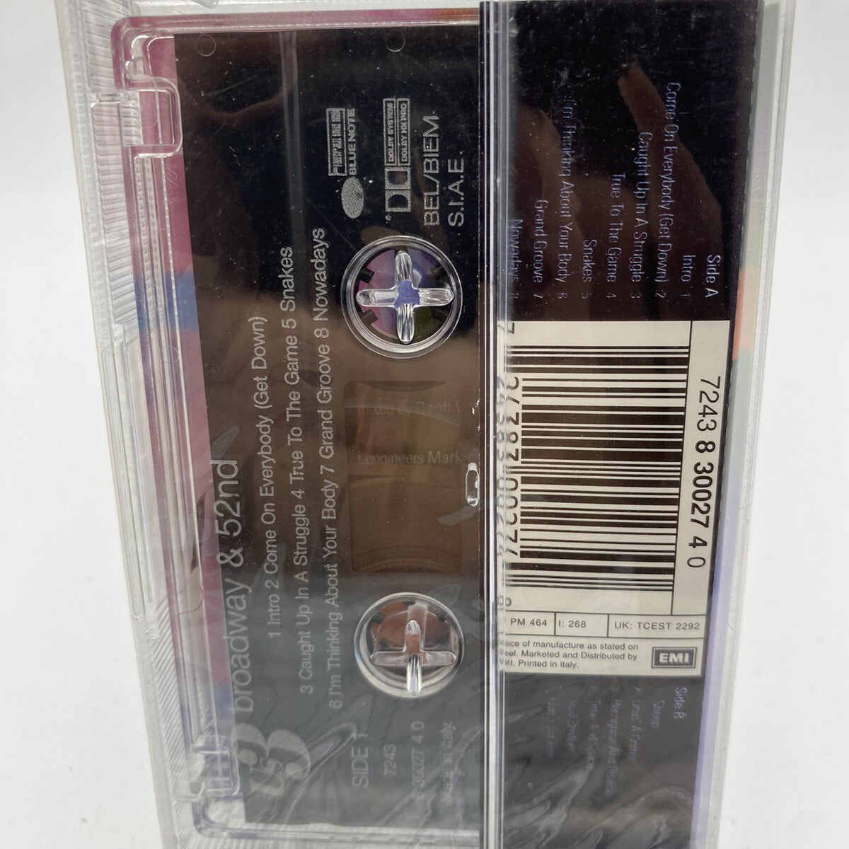 MUSICASSETTA Tape SS Us3 ‎‎‎‎‎‎ Broadway & 52nd / Blue Note EMI Pop