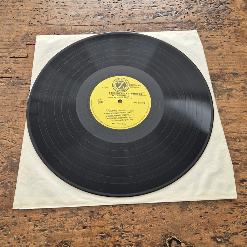LP Inti-illimani 5 Canto De Pueblos Andinos 2 VPA 8305 Folk Country Vinile