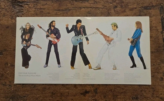 LP Roxy Music - For Your Pleasure EGLP8 Made In Italy 1973 Gatefold Pop Soul