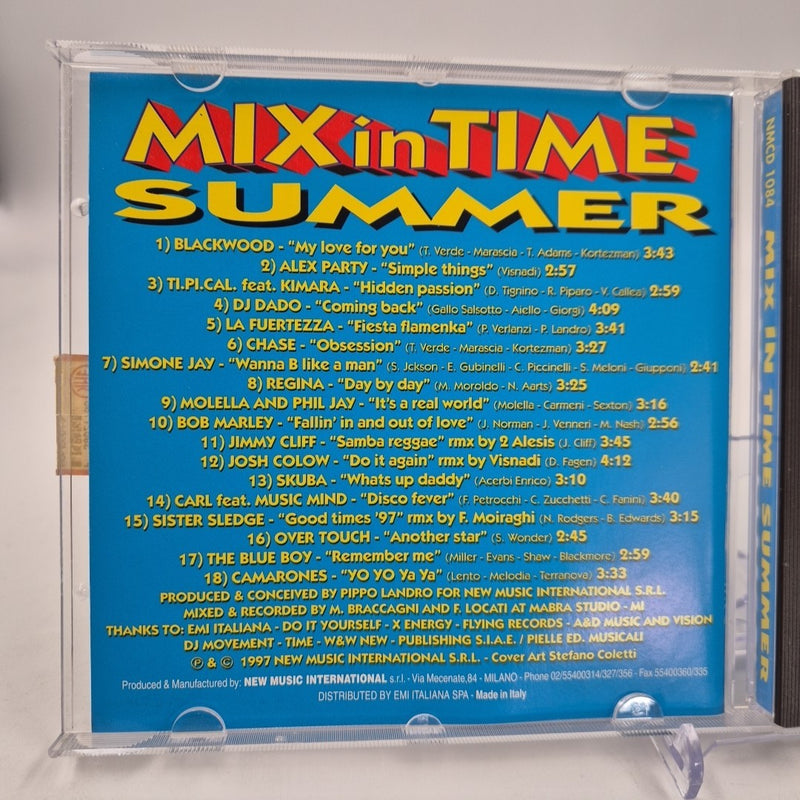 CD Dance MIX IN TIM3 SUMMER NMCD 1084 Italy 1997 Blackwood Molella Skuba Regina