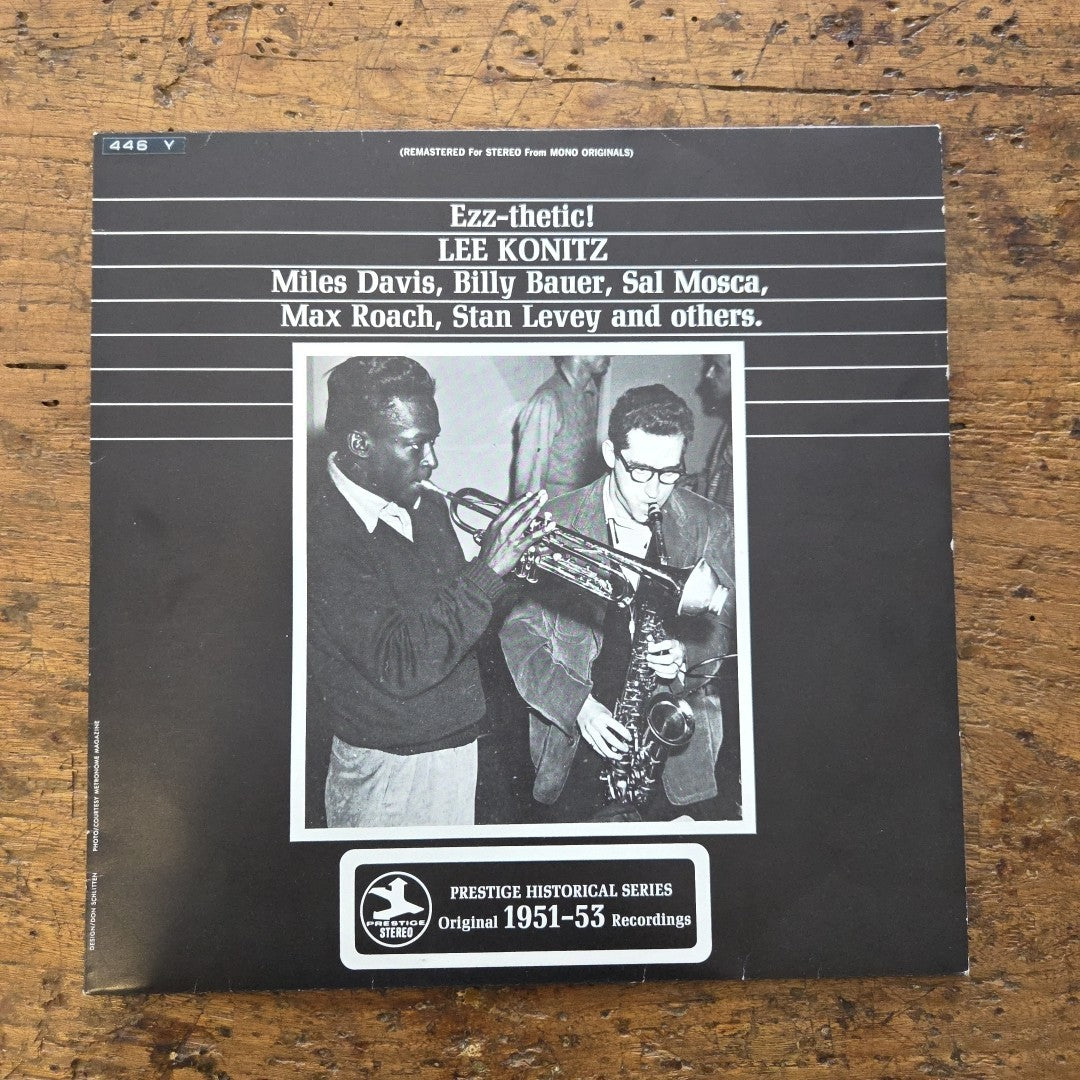 LP Lee Konitz - Ezz-thetic! HBS 6133 Jazz Vinile 1985