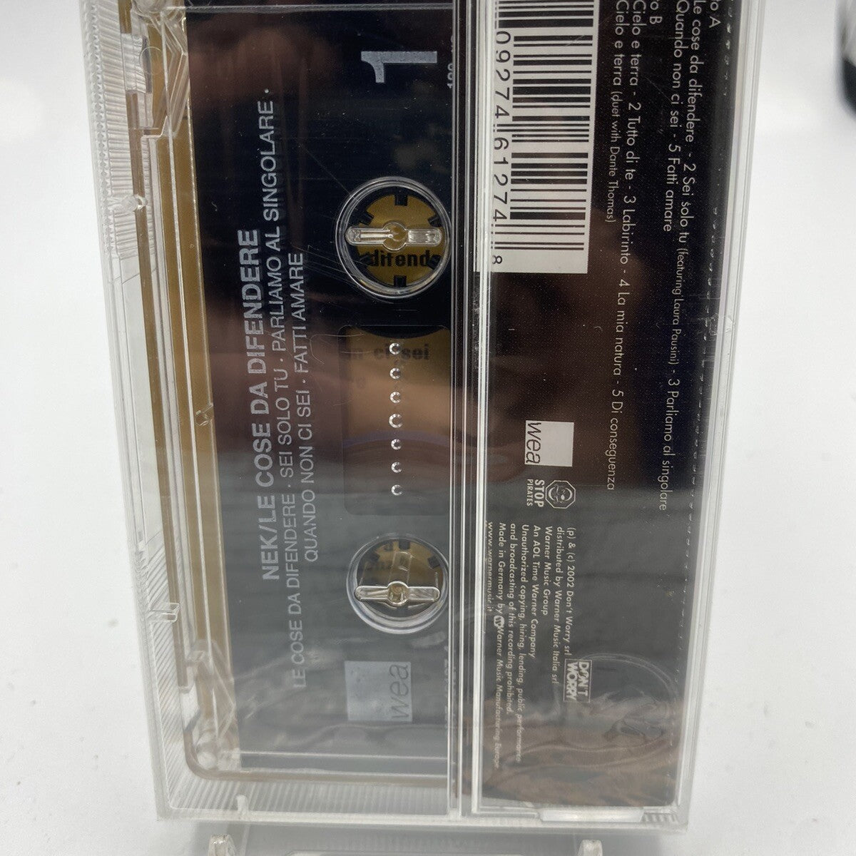 MUSICASSETTA Tape SS Nek – Le Cose Da Difendere Rock Pop Italy 2002