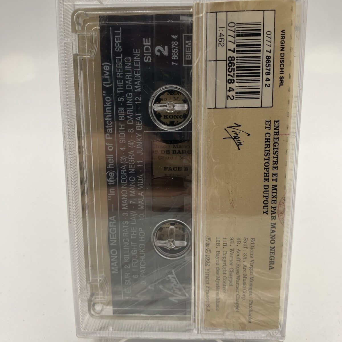 MUSICASSETTA Tape SS Mano Negra – In The Hell Of Patchinko Rock Sigillato Raro