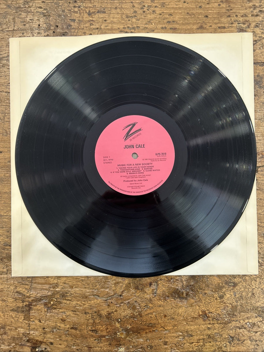 LP  John Cale- Music For A New Society ILPS 7019 Vinile Musica Alternative Rock