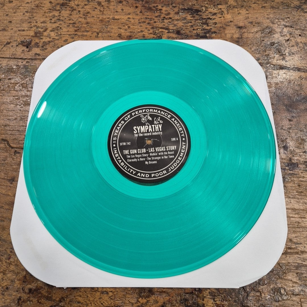 LP The Gun Club - Las Vegas Story SFTRI 742 Green Rock Alternative Vinile