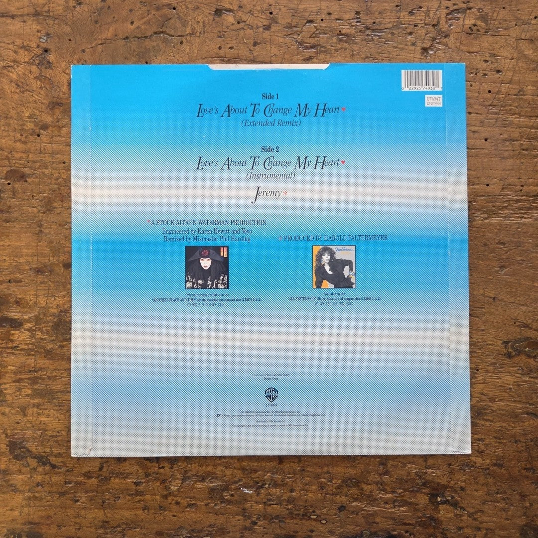 LP Donna Summer -Love's About To Change My Heart U 7494 T 1989 Musica Pop Vinile