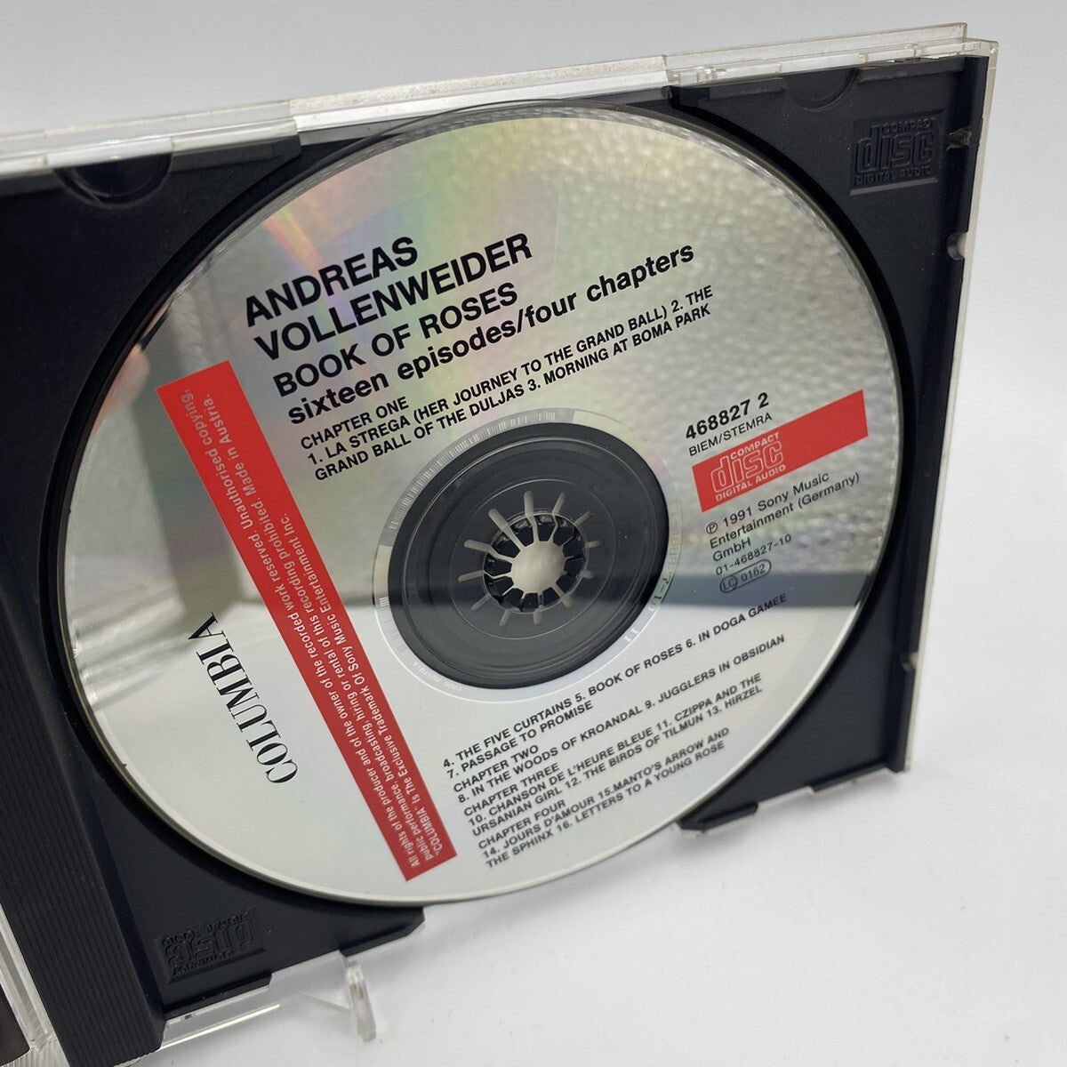 CD Andreas Vollenweider – Book Of Roses Elettronica Rock