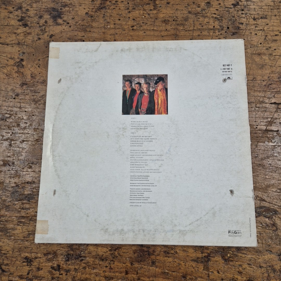 LP Level 42 - World Machine 827 487-1 Italy 1985 Musica Pop Rock Vinile