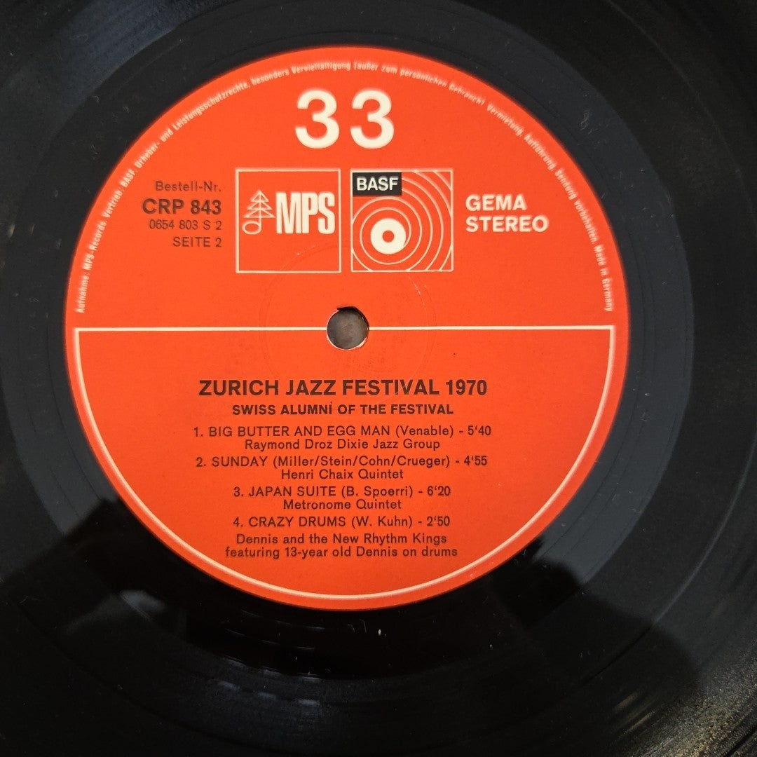 LP Various - Jazz Festival Zurich CRP 843 Gatefold Made In Germany Jazz Music