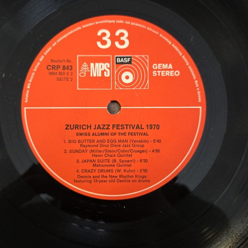 LP Various - Jazz Festival Zurich CRP 843 Gatefold Made In Germany Jazz Music