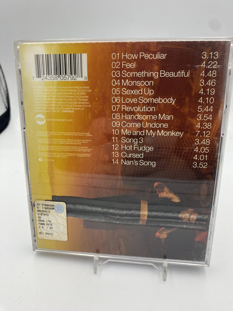 CD Robbie Williams – Escapology Rock Pop 2002