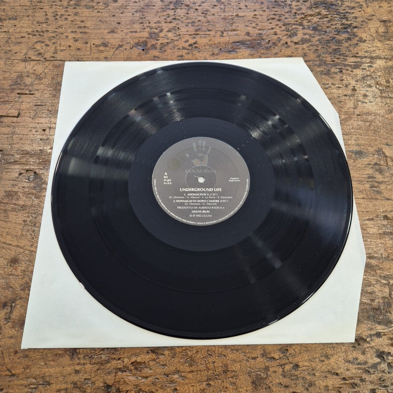 LP Underground Life - Adolescente X AA 003 Musica Rock Vinile 12