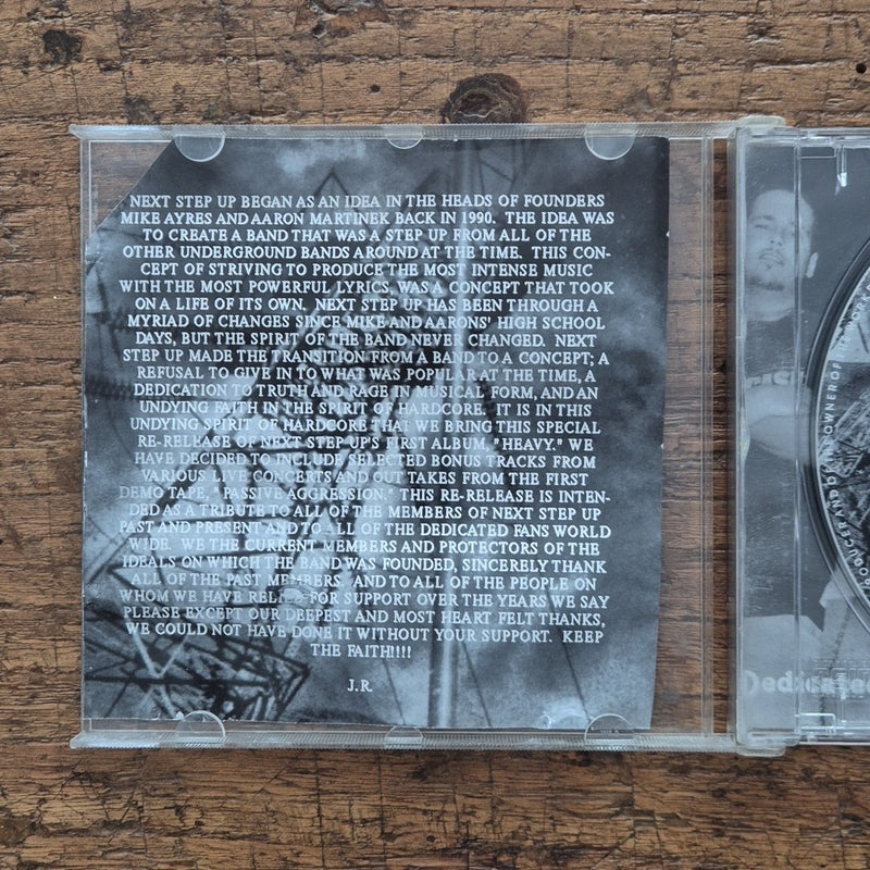 CD Next Step Up - Heavy The Retourn Of GAIN 013 hardcore Rock 1997 Germany