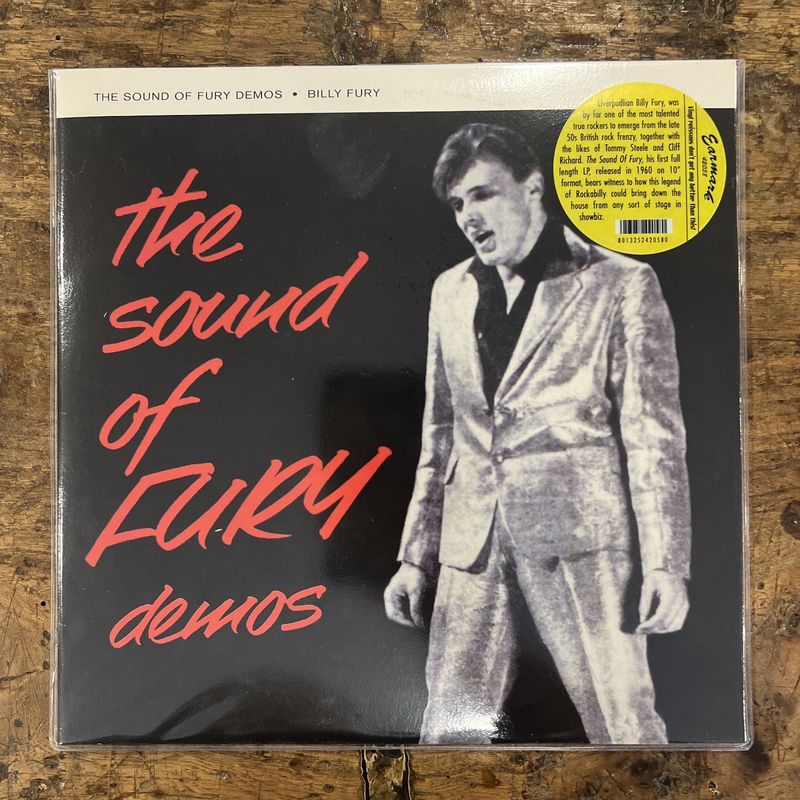 10" Vinyl Rock Billy Fury – The Sound Of Fury Demos Rock & Roll Italy 2002