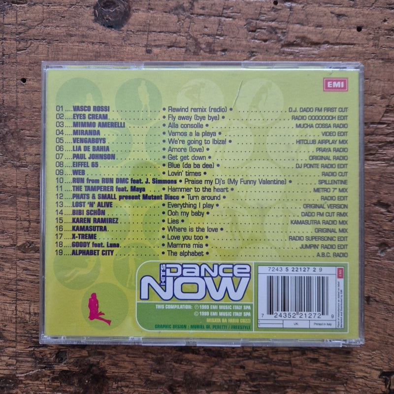 CD Dance Hits Now Summer EMI 5221272 Vasco Rossi Eiffel 65 Compulation