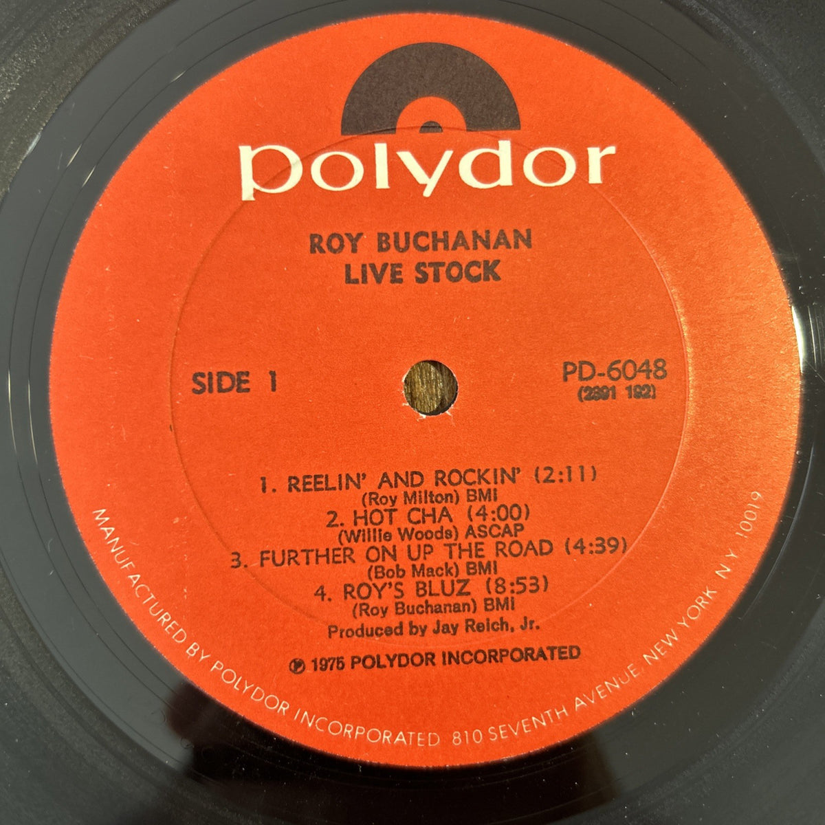 LP Roy Buchanan - Live Stock PD-6048 Made In USA 1975 Blues Rock Vinile