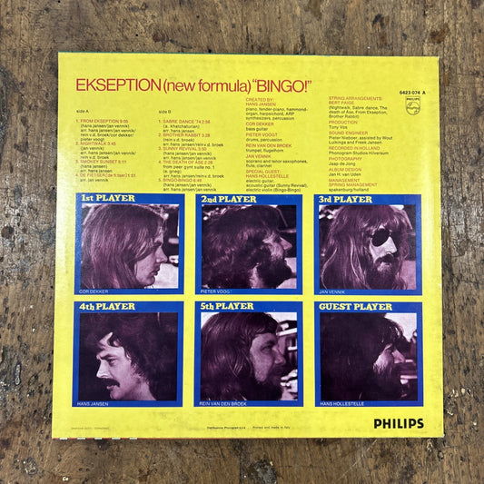 LP Exseption - Bingo Philips 6423 074 Italy 1974 Funk Soul Disco Vinile