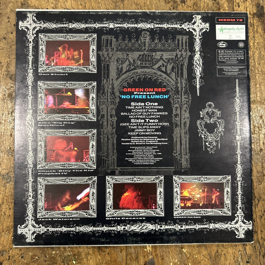 LP Green On Red - No Free Lunch MERM 78 Vinile 1985 Alternative Rock Country