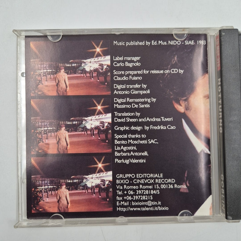 CD NOTTURNO The Original Motion Picture Soundtrack CD MDF 320 Ost