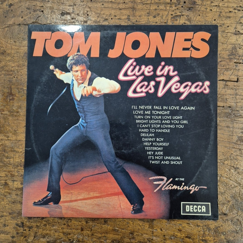 LP Tom Jones - Live In Las Vegas DECCA SKLI 5032 Musica Rock Vinile